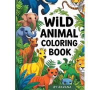 Wild animal Colouring book - For Kids