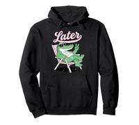 Wild Animal Crocodile Funny Alligator Later Gator Felpa con Cappuccio