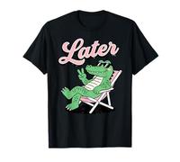 Wild Animal Crocodile Funny Alligator Later Gator Maglietta
