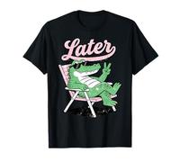 Wild Animal Crocodile Funny Alligator Later Gator Maglietta