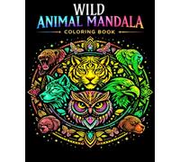 Wild Animal Mandala Coloring Book