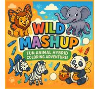 Wild Animal Mashups: A Cute and Crazy Animal Hybrid Coloring Book for Little Hands