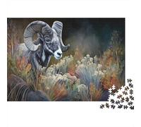 Wild Animalei Pecora bighorn 1000pcs (75x50cm) Puzzle Adatto Per Adulti E Folla Dai 14 Anni in Su