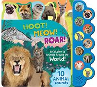 Wild Animals 10 Button sound book (ages 18 months to 5 Years): Let's Listen to the Animals Around the World!
