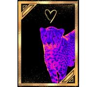 Wild Animals Collection - Cats: Neon Edition - cover 17: A4 notebook 64 pages squared