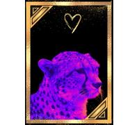 Wild Animals Collection - Cats: Neon Edition - cover 20: A4 notebook 64 pages squared