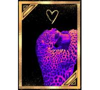 Wild Animals Collection - Cats: Neon Edition - cover 21: A4 notebook 64 pages squared