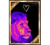 Wild Animals Collection - Cats: Neon Edition - cover 23: A4 notebook 64 pages squared