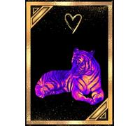 Wild Animals Collection - Cats: Neon Edition - cover 8: A4 notebook 64 pages squared