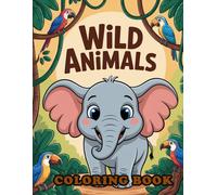 Wild Animals Coloring Book