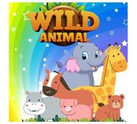Wild animals coloring book