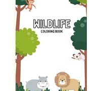 Wild Animals Coloring Book
