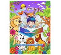Wild Animals Coloring Book: Wild Wonders: A Coloring Adventure with Animals