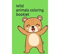 Wild animals coloring booklet