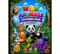 Wild Animals colouring book