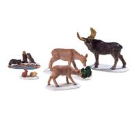 LEMAX Animali del Parco CURIOSI - Wild Animals, Set of 5 cod.92771