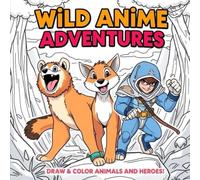 Wild Anime Adventures: Draw & Color Animals and Heroes!"