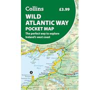 Collins Mappa tascabile Wild Atlantic Way - Ideale per esplorare la costa occidentale d'Irlanda