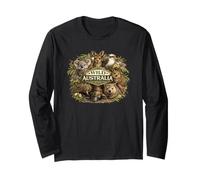 Wild Australia Vintage Australia Camicia Australiana Maglia a Manica