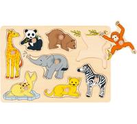 Wild Baby Animals Lift-Out Puzzle Toy NUOVO