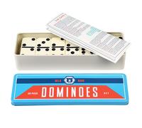 Wild Bear Dominoes in a Metal Tin
