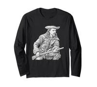 Wild Bill Hickok Illustration Maglia a Manica