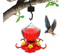 Wild Bird Feeder - Cinque porti dei fiori, capacità di 16 once, protezione dei parassiti Caratteristiche | Barriera di formiche stabile, dispenser di nettare sospeso per area di protezione del