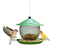Wild Bird Feeder, contenitore esterno Hummingbird, 16 pollici Iron Mesh Frame with Squirrel Proof Gage, Sturdy Metal Hardware, Garden Supply with Weather-Resistant Style, Patio Backyard for Front Yard