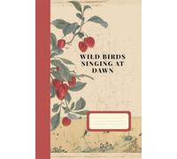 Wild Birds Singing At Dawn: Bird Vintage Botanicial Illustration | Lined Notebook For School, College, Office, Work | Everyday Notes