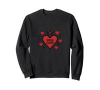 Wild Card Regina di Cuori Poker Casino Gambler Royal Felpa, Unisex per Adulti, Nero, S