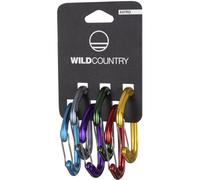 Wild Country Astro - set da 6 moschettoni Black unisex