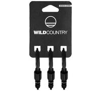 Wild Country - Confezione di 3 moschettoni a vite - Session Screw Gate 3 Pack Black - Nero Nero
