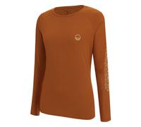 Wild Country Session W L/S - maglia a maniche lunghe - donna XS Orange woman Cotone Organico/Biologico,Oeko-Tex 100,Fair Wear Foundation