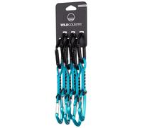 Wild Country - Set 6 rinvii da arrampicata - - Wildhybrid Quickdraw 6X12Cm Black/Turquoise in Nylon - Nero