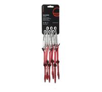 Wild Country - Set di 6 rinvii arrampicata, lunghezza 10 cm. Wildwire Quickdraw 6x10cm - Wildwire Quickdraw 6X10Cm