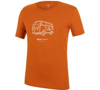 Wild Country Stamina - T-shirt arrampicata - uomo S Orange man Cotone Organico/Biologico,Fair Wear Foundation