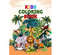 Wild & Cute Animals Coloring Fun books for kids Aged 3 to 6