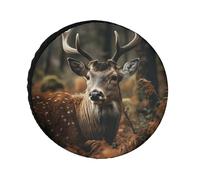 Wild Deer - Copertura universale per rimorchio, impermeabile, per rimorchi, camion, roulotte, SUV, 61-91,4 cm