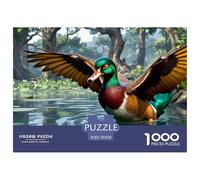 Wild Duck 1000 Piece Jigsaw Puzzle For Adults Educational Games Stress Relief Puzzle Exercise The Memory of The Brain For Adults Gifts 70x50cm/1000pcs