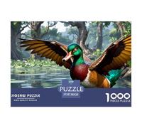 Wild Duck 1000 Piece Jigsaw Puzzle For Adults Family Challenge Toys Stress Relief Puzzle Cultivate The Spirit of Teamwork For Adults Gifts 38x26cm/1000pcs