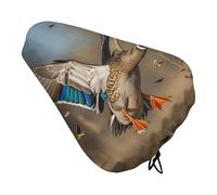 Wild Ducks and Tree - Coprisedile per bicicletta con coulisse, impermeabile, protegge dal sole e dalla polvere, unisex, per mountain bike
