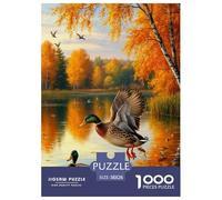Wild Ducks by The Autumn Lake Puzzle Impossibili 1000 Pezzi Interesting Decorazione Per La Casa. Rilassamento E Intelligence Per Adulti E Ragazzi Da 14 Anni 38x26cm/1000pcs
