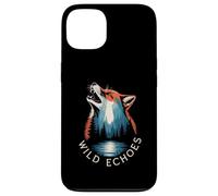 Wild Echoes Howling Wolf Foresta Riflessione Custodia per iPhone 13