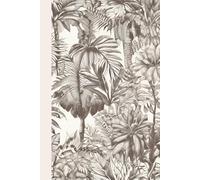 Wild Elegance - Botanical Edition: Lined Notebook Journal with Vintage Botanical Toile Pattern