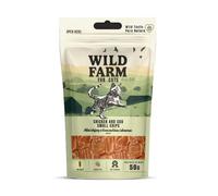 WILD FARM 50 g Chips con pollo e merluzzo 50 g snack per gatti