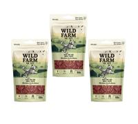 WILD FARM Chips con anatra e merluzzo snack per gatti 3x50 g