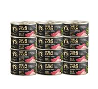 WILD FARM Fillets Beef&Chicken 12x70 g - Alimento umido senza cereali per gatti in brodo