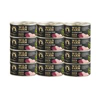 WILD FARM Fillets Duck&Chicken 12x70 g - Alimento umido senza cereali per gatti in brodo