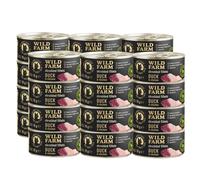 WILD FARM Fillets Duck&Chicken 24x70 g - Alimento umido senza cereali per gatti in brodo