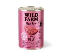 WILD FARM Pate Beef 400 g - cibo senza glutine per gatti